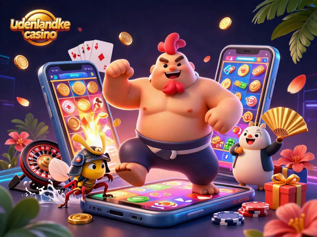 Explore dynamic 3D casino gaming with udenlandske casino features and vibrant characters.