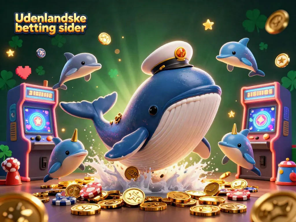Experience exciting udenlandske betting sider with a vibrant scene full of animated ocean characters and casino elements.