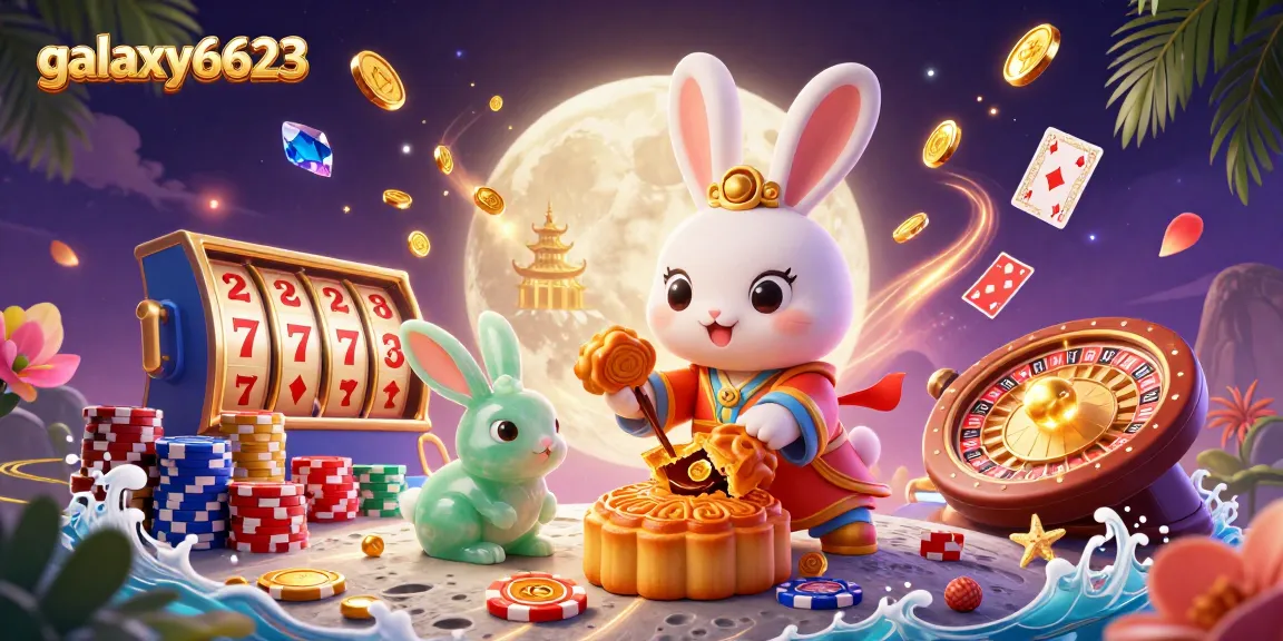 Experience thrilling gameplay with galaxy6623's jackpot reels and vibrant casino elements in 3D.