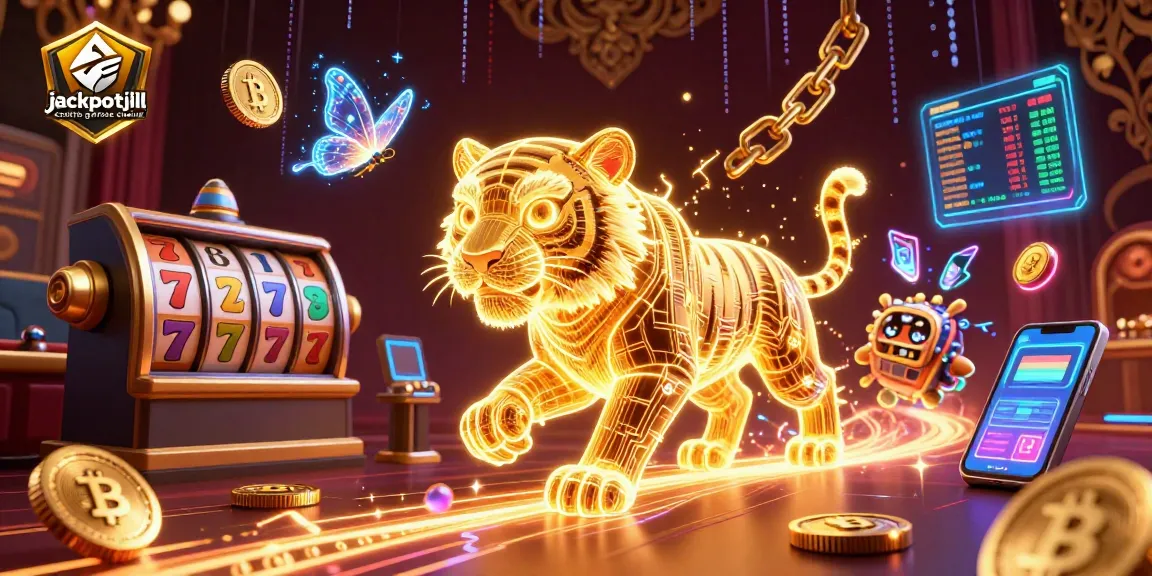 Experience thrilling jackpotjill casino games online with vibrant 3D elements and crypto visuals.