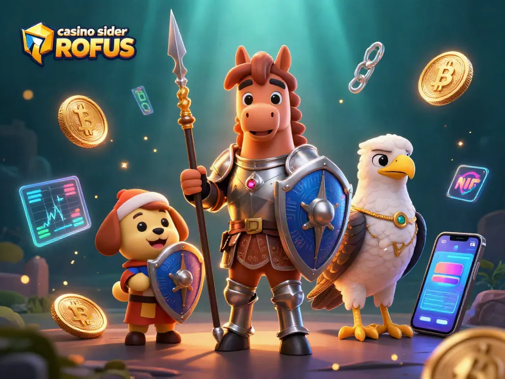 Engage in thrilling gameplay at casino sider uden ROFUS with knights and crypto elements.