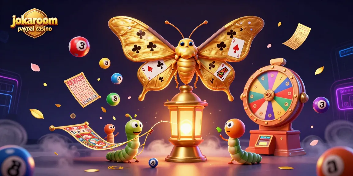 Experience the thrill of jokaroom paypal casino with dynamic gaming elements in a visually captivating scene.