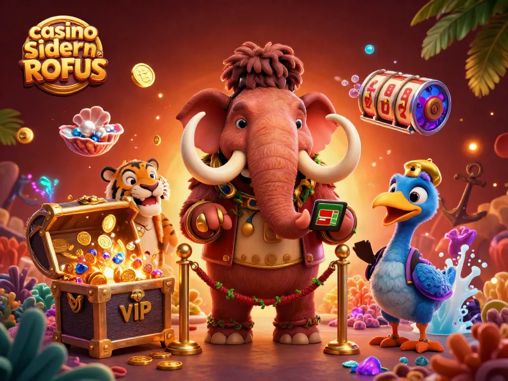 Experience excitement at casino sider uden ROFUS with vibrant characters and dynamic game elements.